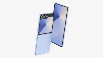 galaxy z flip7 zboku