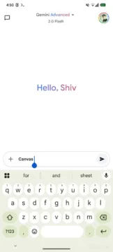 google gemini canvas unik 2