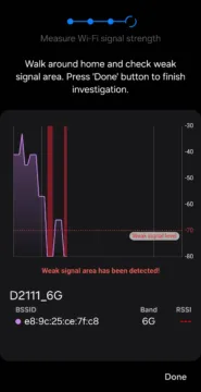 home wi fi inspection 6 ghz slaby signal