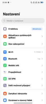 poco x7 pro nastaveni