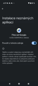 utag povoleni instalace