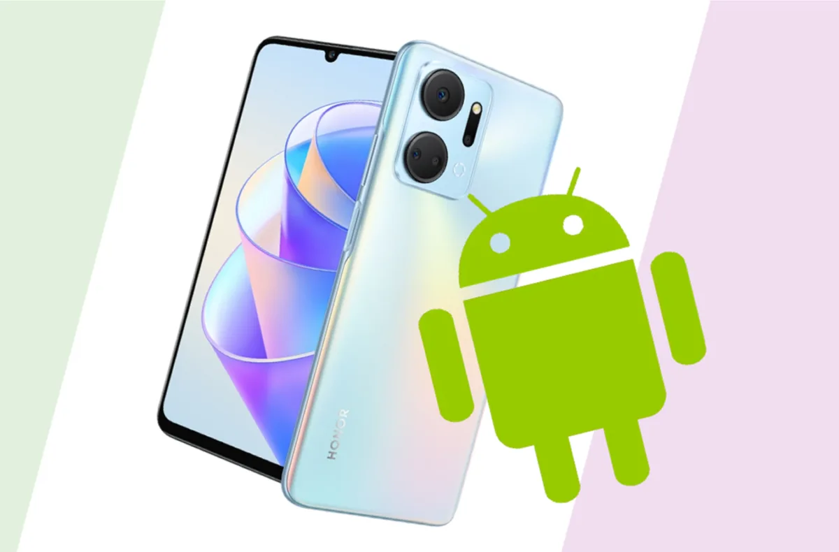 Honor X7a s Android logem e1741099740373