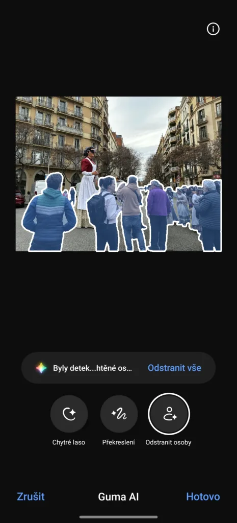 Realme UI 6.0 ai odstranění lidí