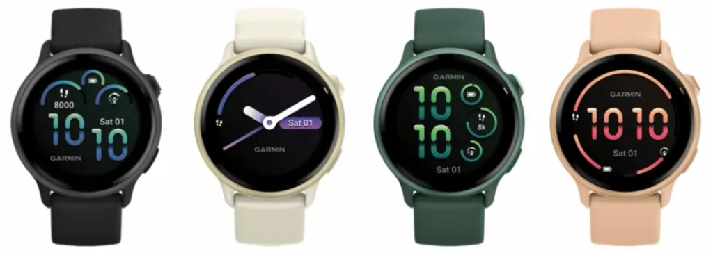 garmin vivoactive 6 unikle rendery barevnych variant