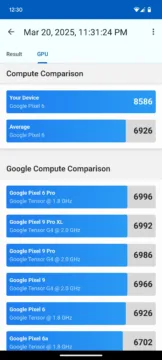 geekbench pixel 6 1