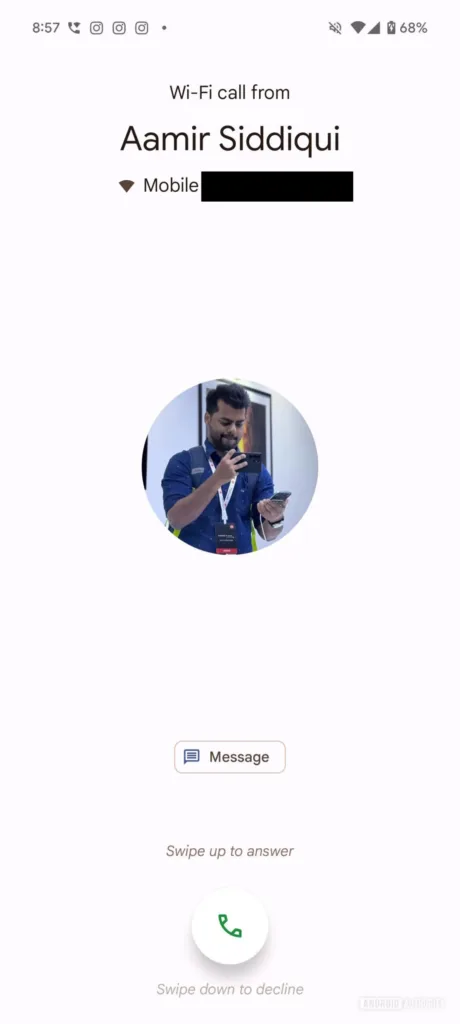 google telefon aktuální rozhraní