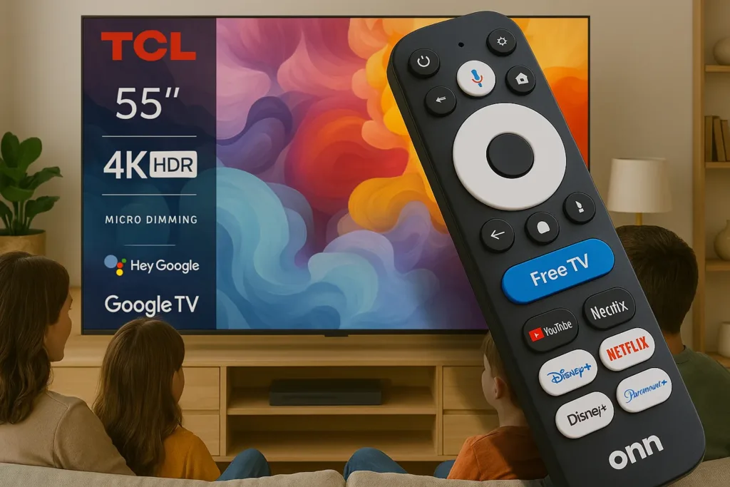 tcl televize ovladac ai kolaz gpt 4o
