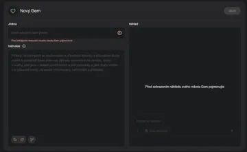 Vytváření nového Gema