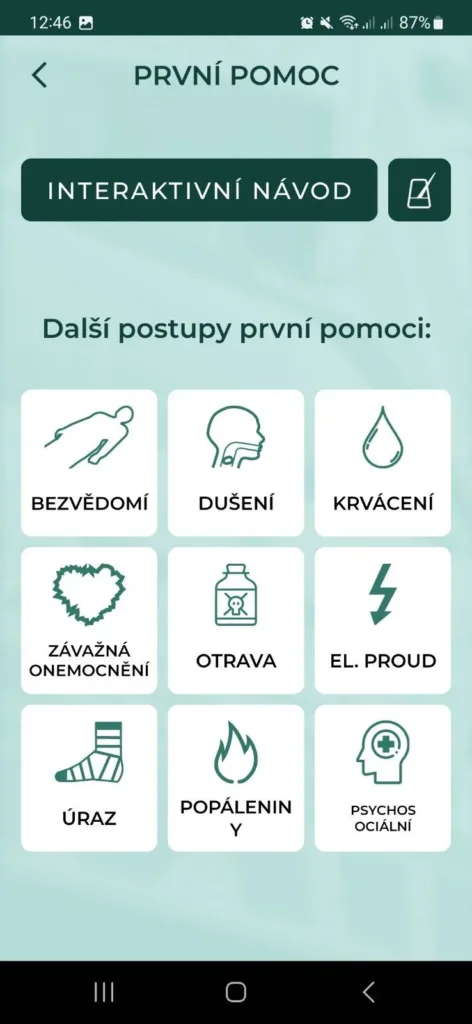 zachranka psychosocialni pomoc prvni pomoc