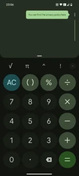 Android Kalkulačka verze 8.7
