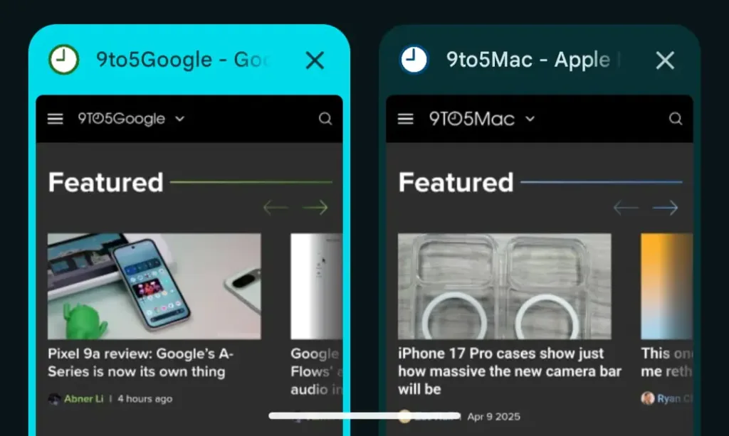 Chrome-Android-edge-to-edge-tab-grid