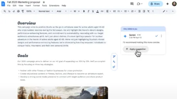 Dokumenty Google AI korektor