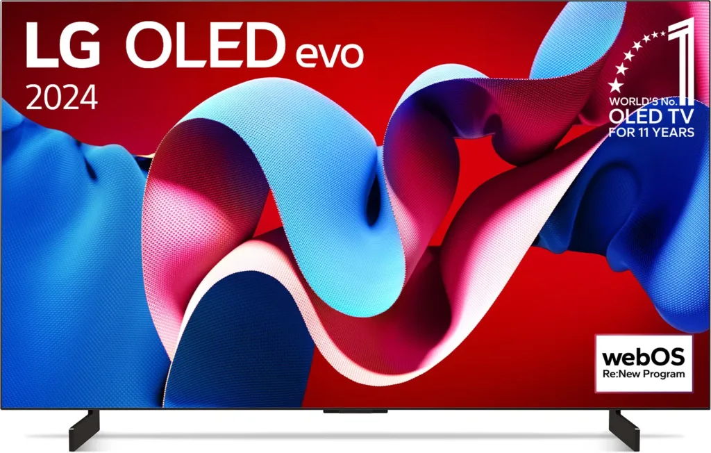 LG OLED C4 sleva