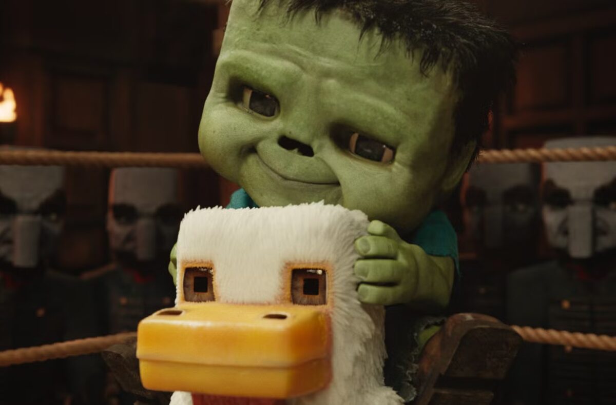 Minecraft movie slepice