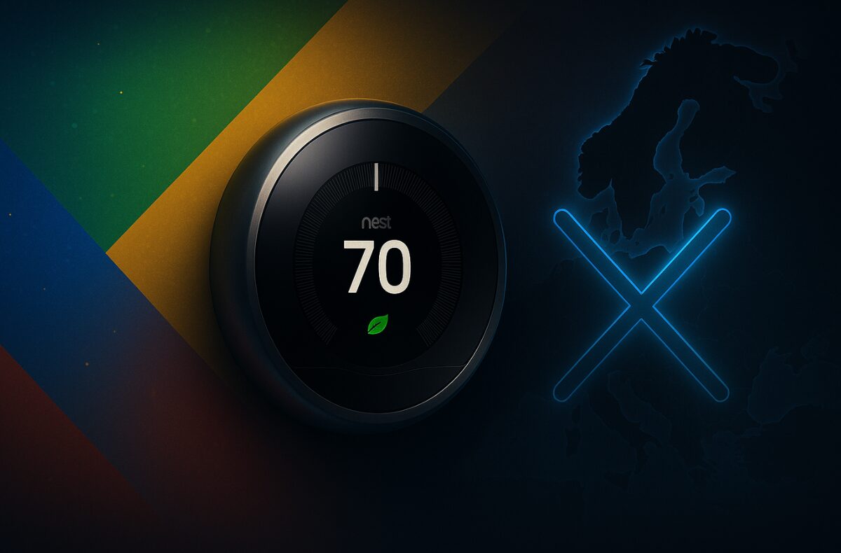 Nové Google Nest Termostaty končí v Evropě