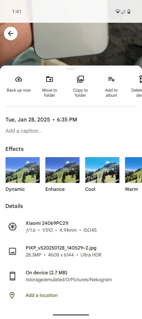 fotky google ultra hdr