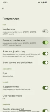 gboard heslo radek cisel