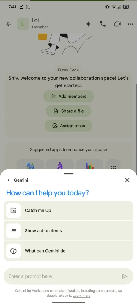 gmail google chat gemini jak mohu pomoci