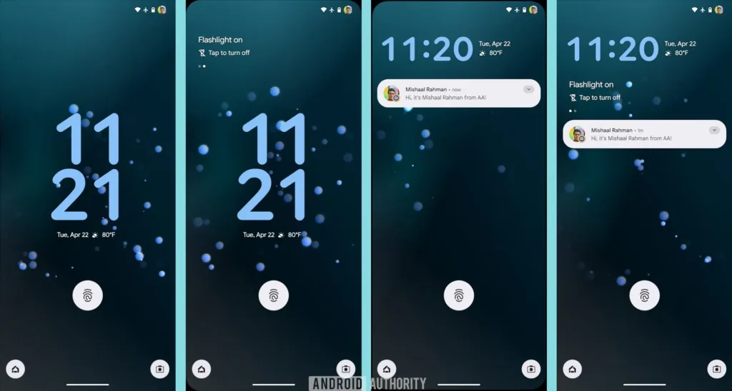 Zamykací obrazovka Pixel Android 16 beta 4