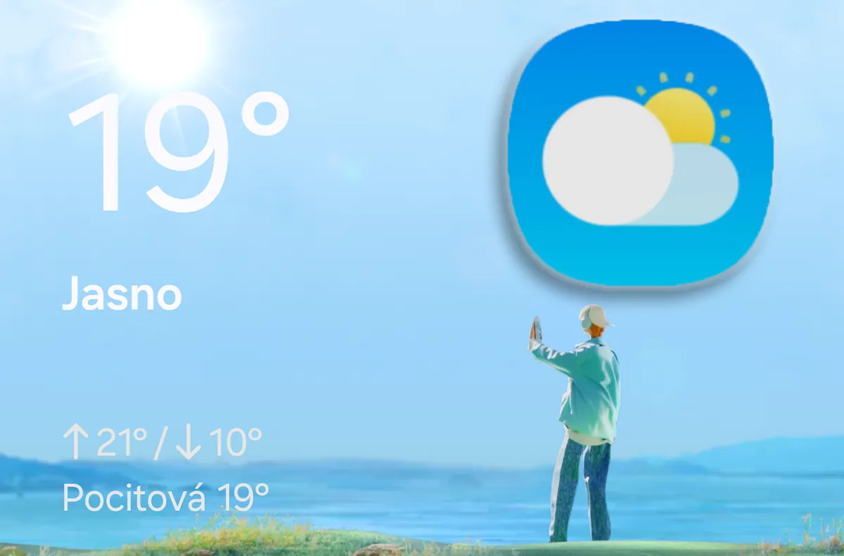 Počasí Samsung pro One UI 8