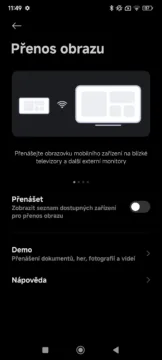 xiaomi hyperos prenos obrazu