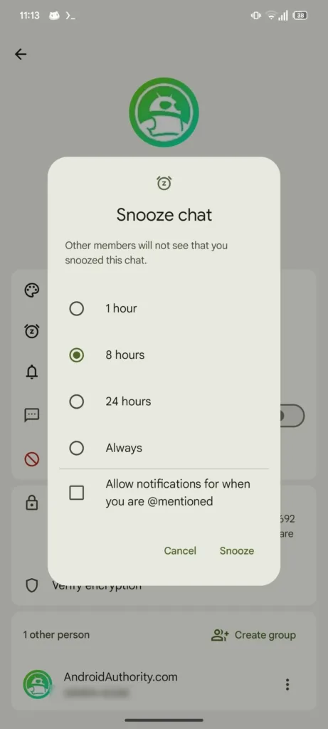 zpravy google odlozeni chatu zminka