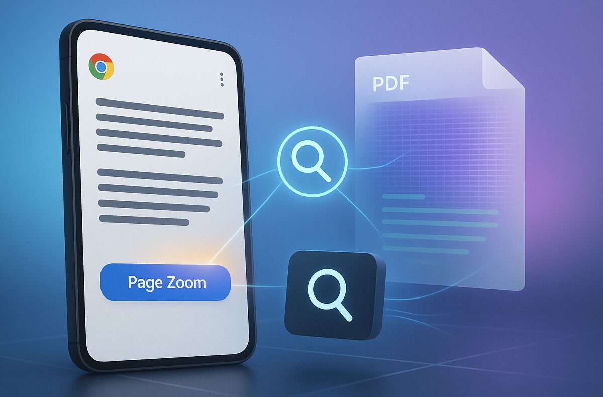 Návod jak přiblížit text v Google Chrome