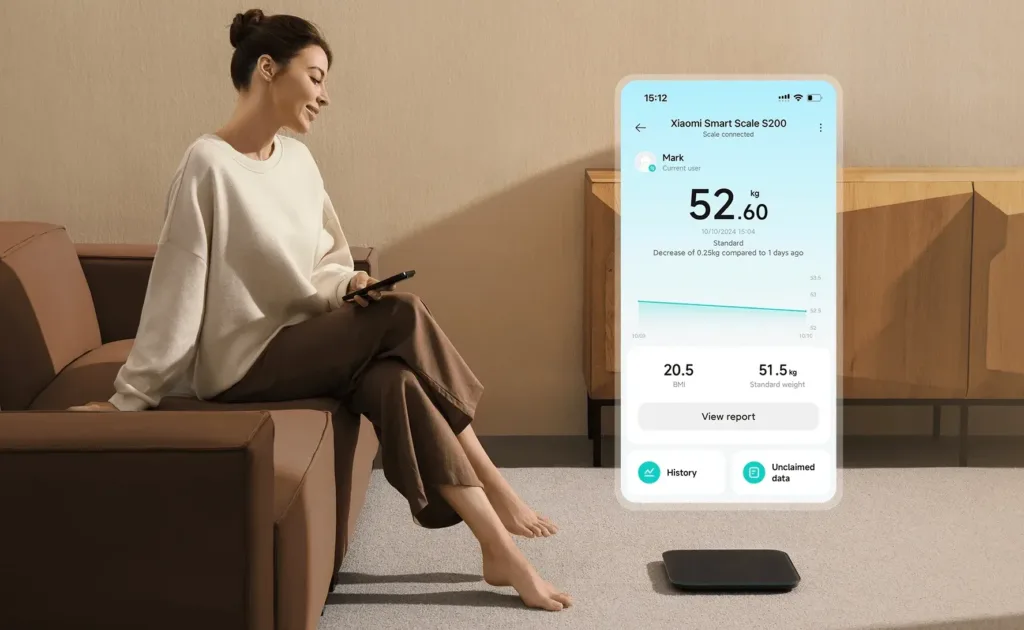 xiaomi smart scale s200 aplikace