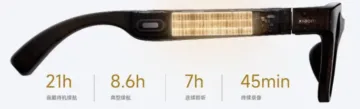 Xiaomi AI Glasses výdrž při různých scénářích