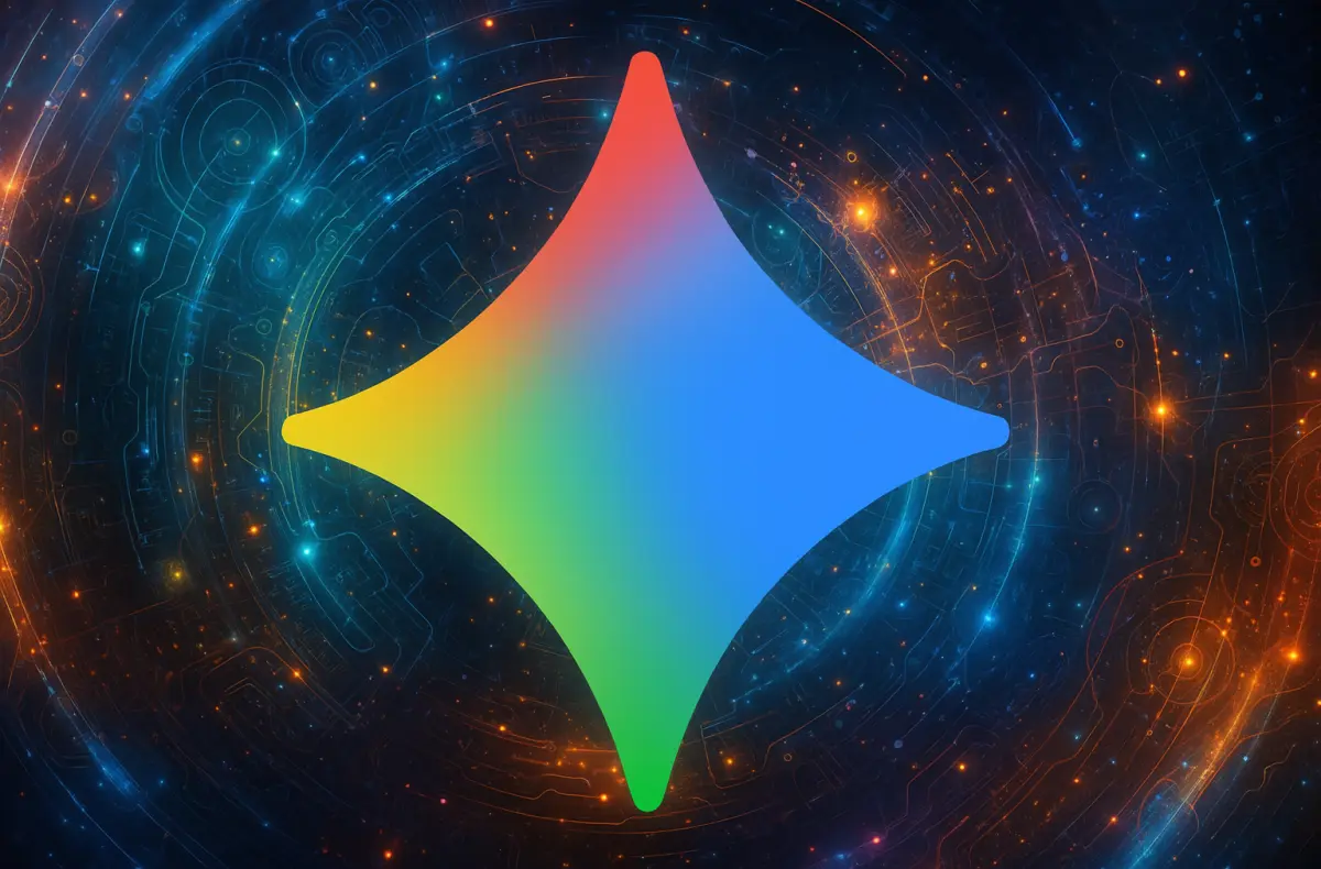 google gemini nove logo na scifi pozadi ai ilustrace