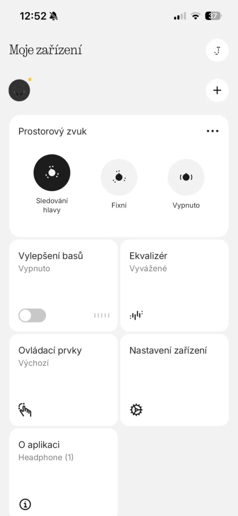 nothing headphone nastavení