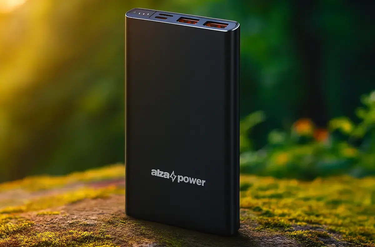 AlzaPower Metal 10000mAh v lese