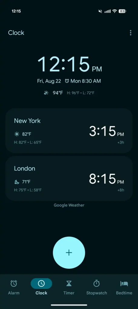Google Clock Material You 2
