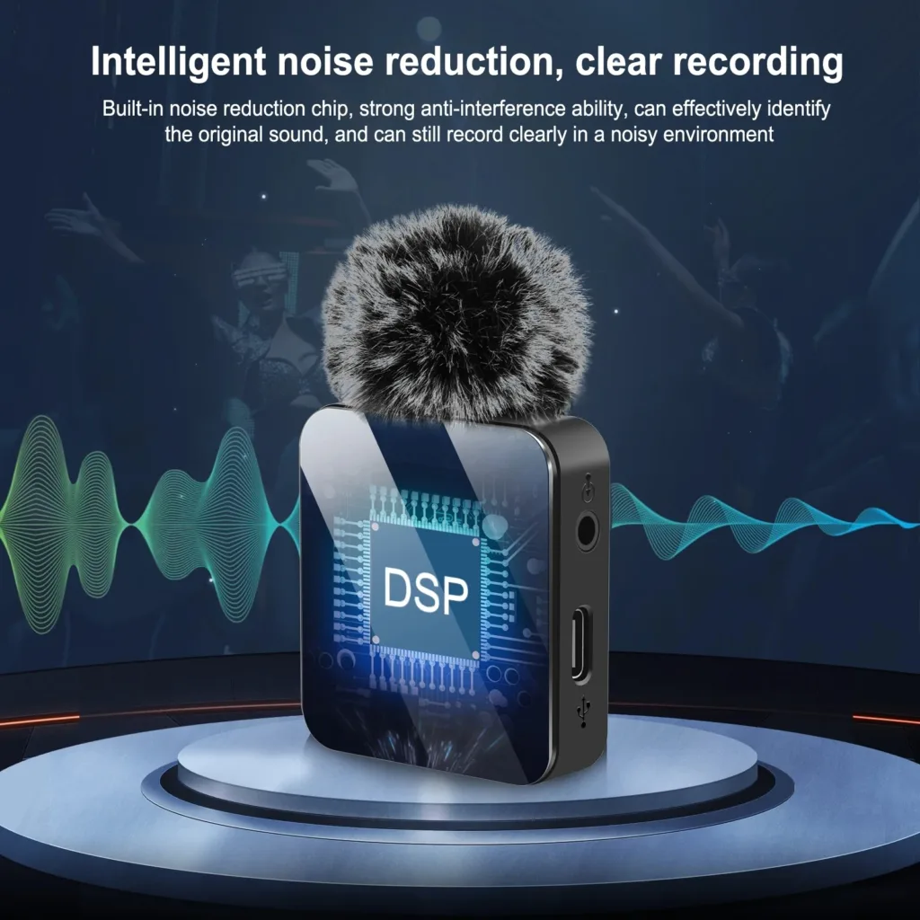 PULUZ 2.4G Wireless Lavalier Microphone