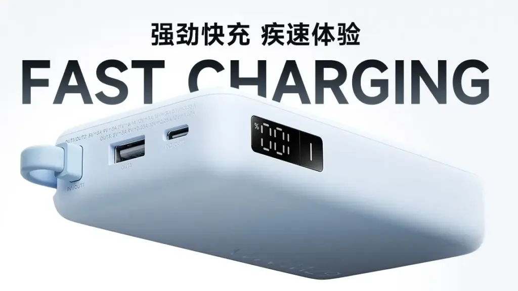 Xiaomi Power Bank 10000 67W Integrated Cable fast charging displej