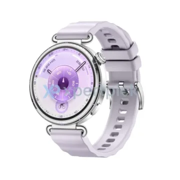 huawei watch gt 6 41mm stribrna s fialovym reminkem
