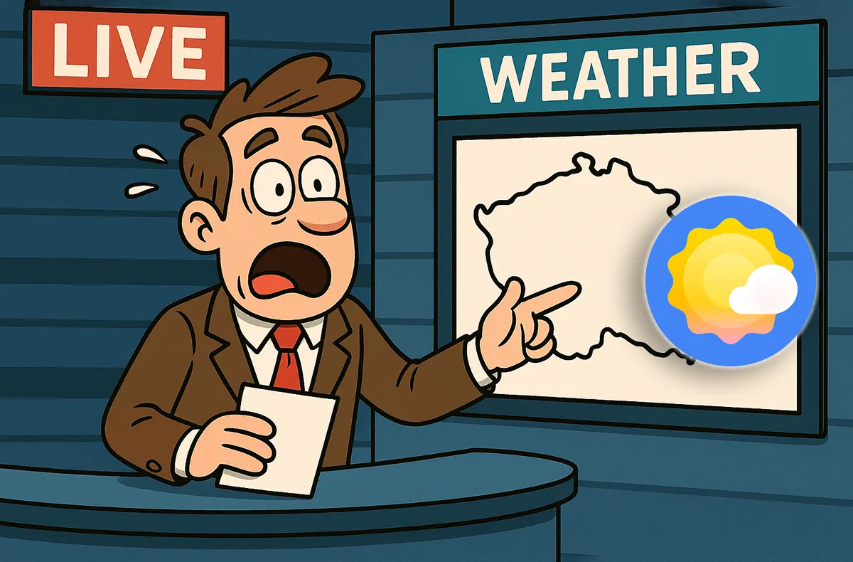 Chybějící mapa počasí