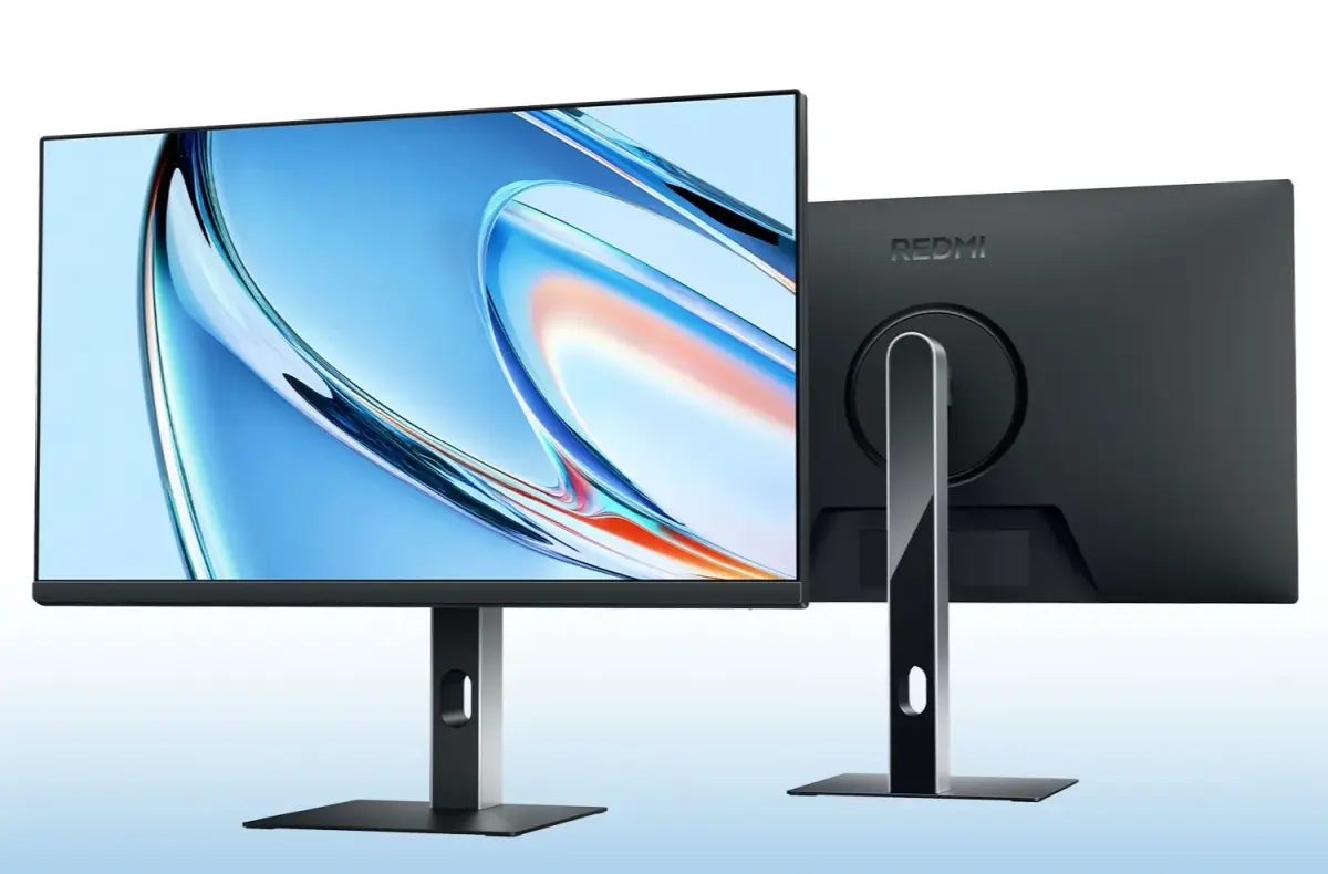 Redmi Monitor A24 2026 Multi Function Stand Edition predni a zadni strana