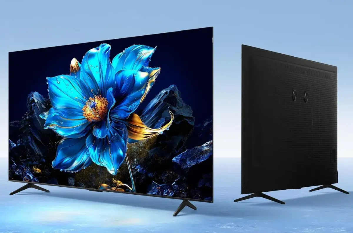 TCL 43P7K oficialni predni a zadni strana