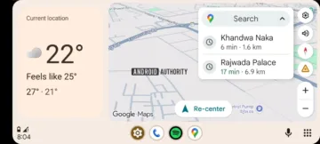android auto widget pixel weather android authority