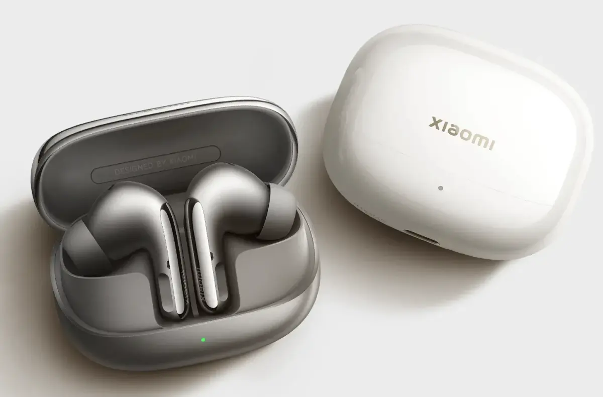 xiaomi buds 5 pro titanova otevrena bila zavrena krabicky