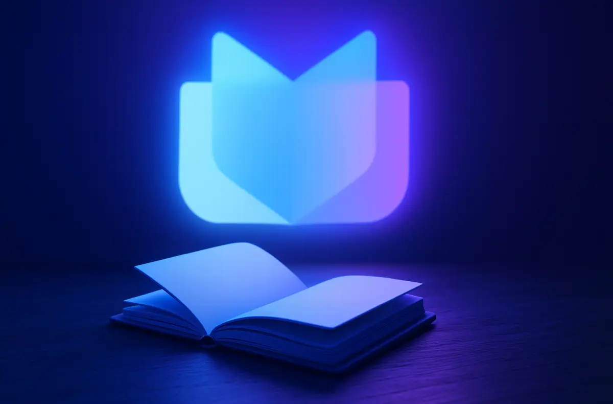 denik na stole s logem pixel journal v pozadi