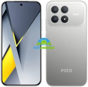 poco f8 pro stribrna render svetandroida logo