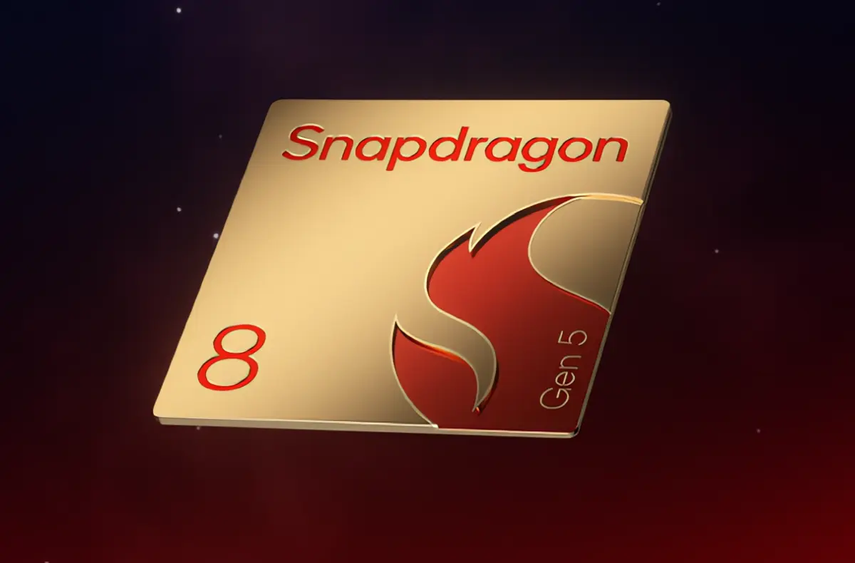 qualcomm snapdragon 8 gen 5 na cervenem pozadi oficialni
