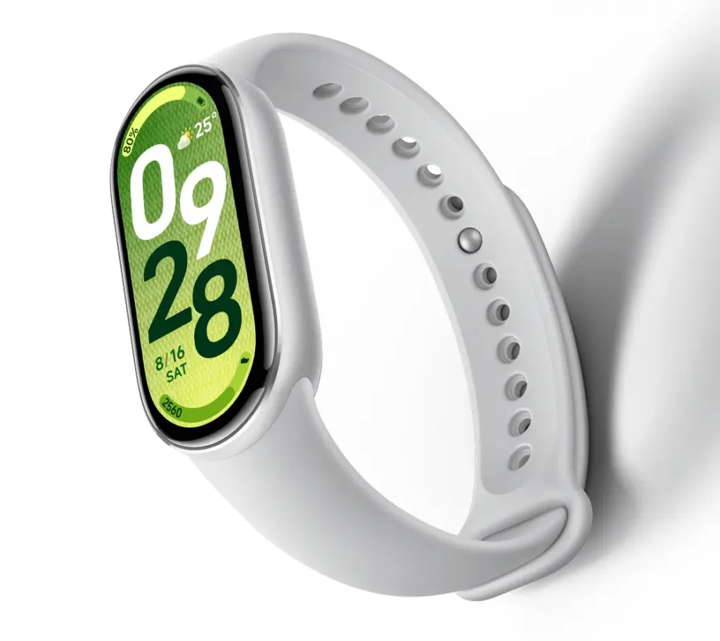 xiaomi smart band 10 seda se zelenym cifernikem