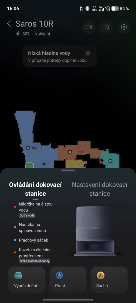 Aplikace Roborock 6