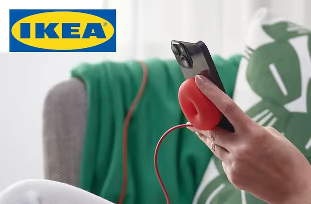 IKEA VASTMARKE bezdratova nabijecka na iphonu