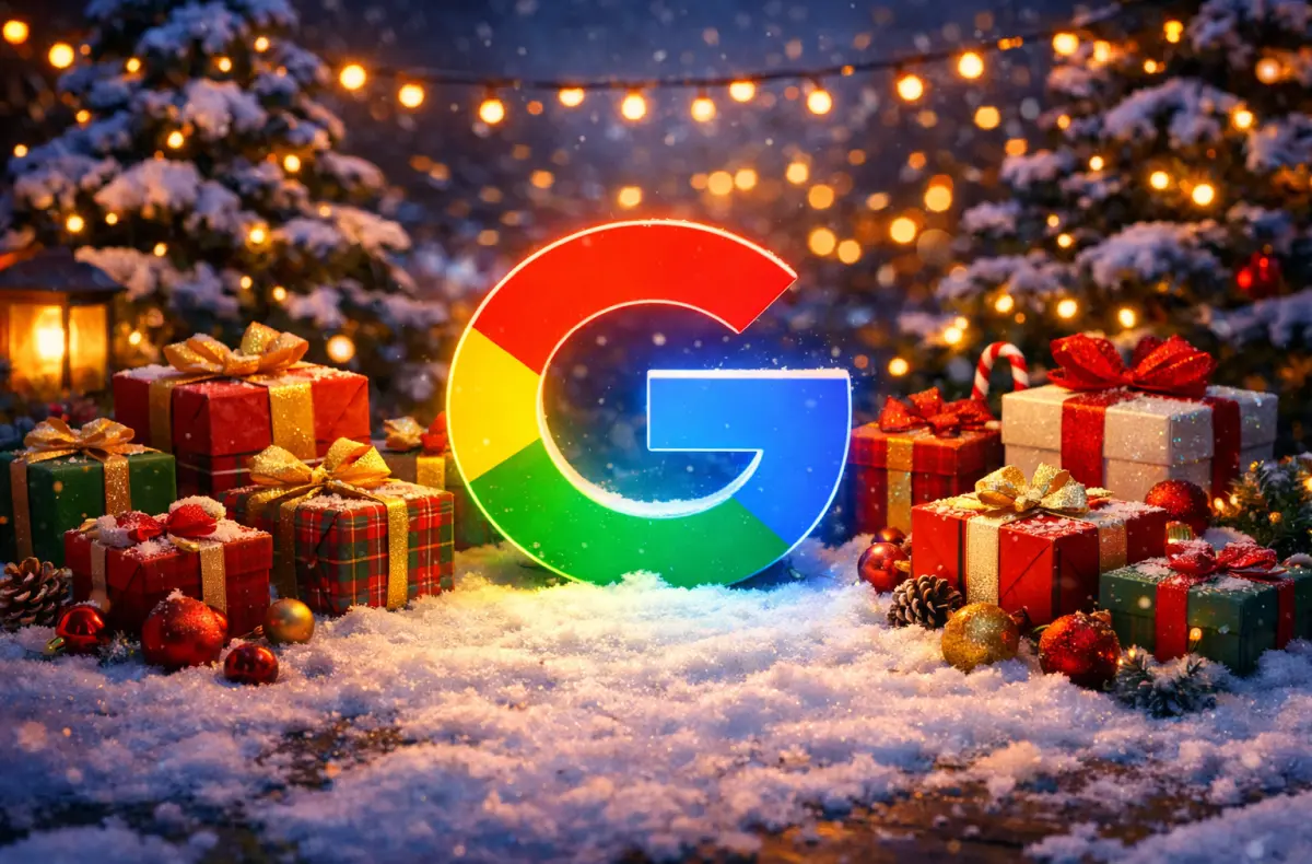 nasvicene logo googlu obklopene darky ilustrace k google ai pro sleve