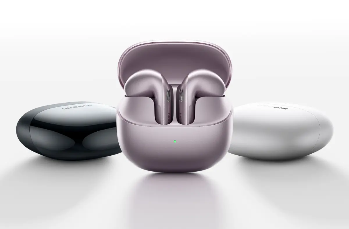 xiaomi buds 6 barevne varianty ruzova otevrena krabicka