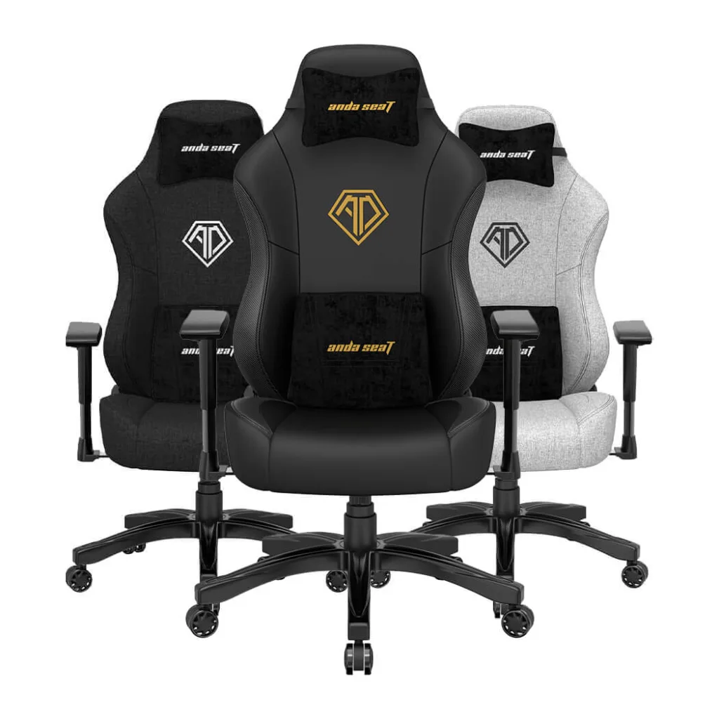 AndaSeat Phantom3 Leather Black Gold Fabric Black Fabric Grey 1024x1024 jpg